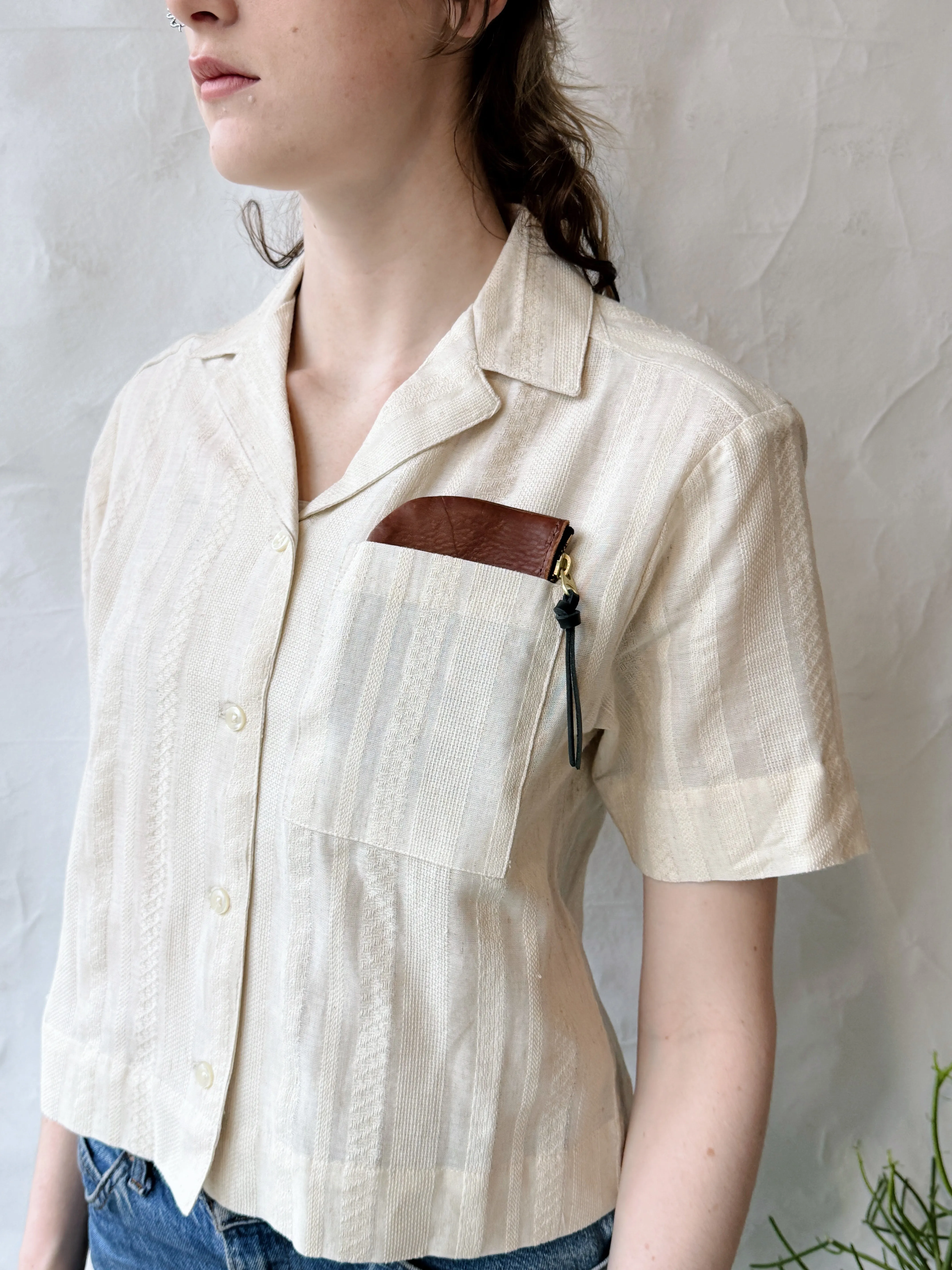 Lauri Mini Wallet: Chestnut sold by Eleven Thirty