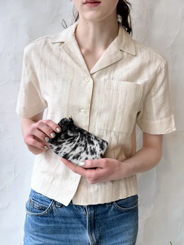 Lauri Mini Wallet: Salt & Pepper sold by Eleven Thirty