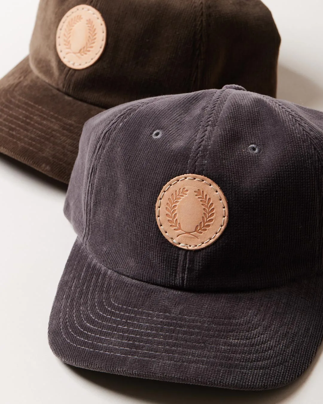 Corduroy Cap with Laurel Patch sold by Farmhouse Pottery