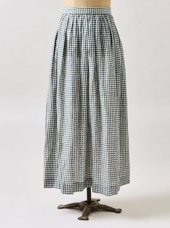 Farmhouse Gingham Homestead Apron sold by Farmhouse Pottery