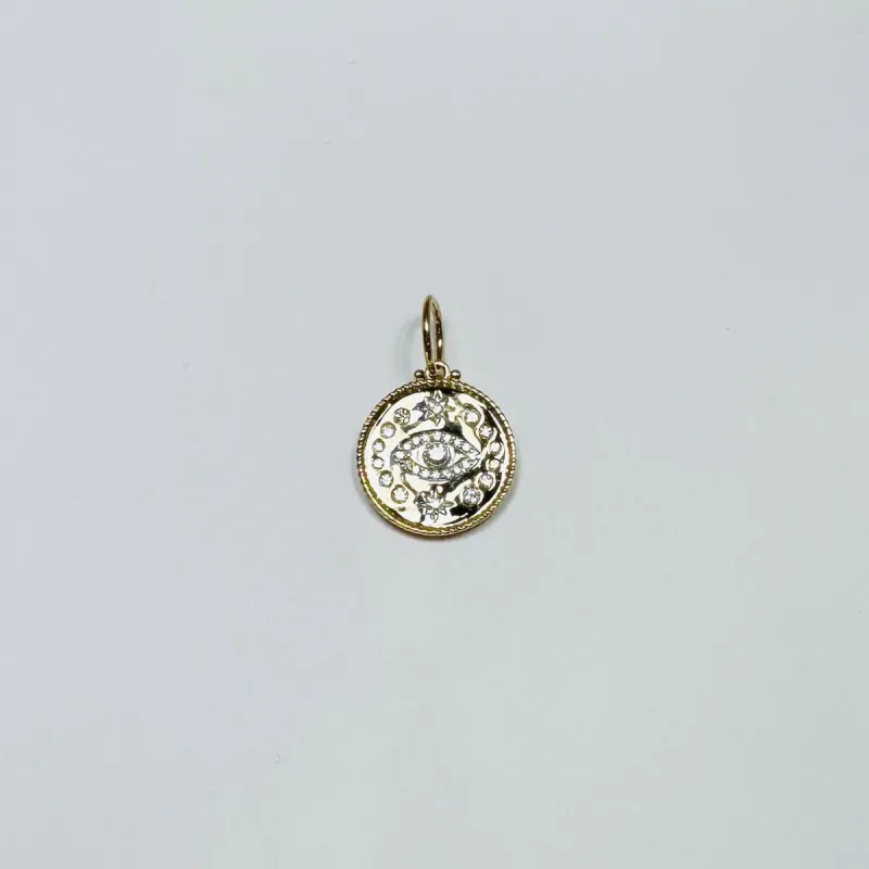 evil eye medallion pendant sold by Theodosia
