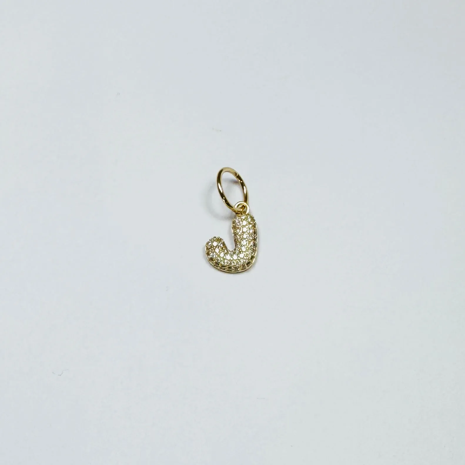 pave diamond letter pendant sold by Theodosia product image thumbnail 2