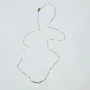 gold bar center diamond necklace sold by Theodosia