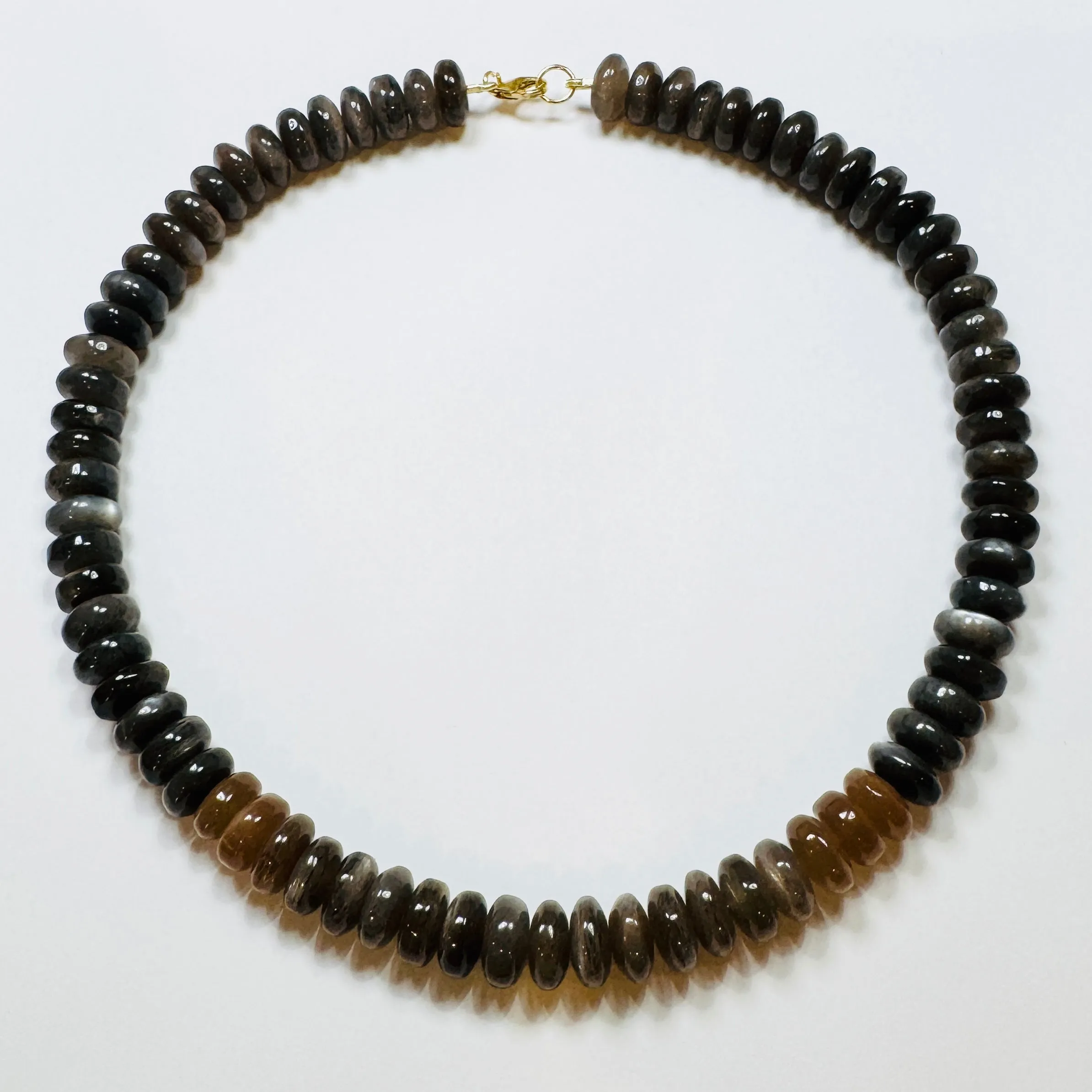 midnight moonstone necklace sold by Theodosia