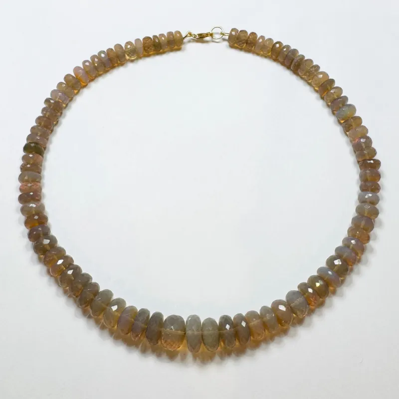 mushroom opal candy necklace sold by Theodosia