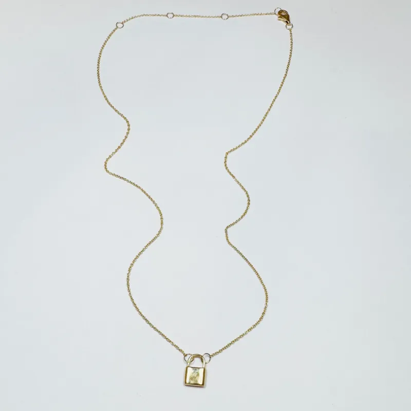 lock necklace made by Theodosia