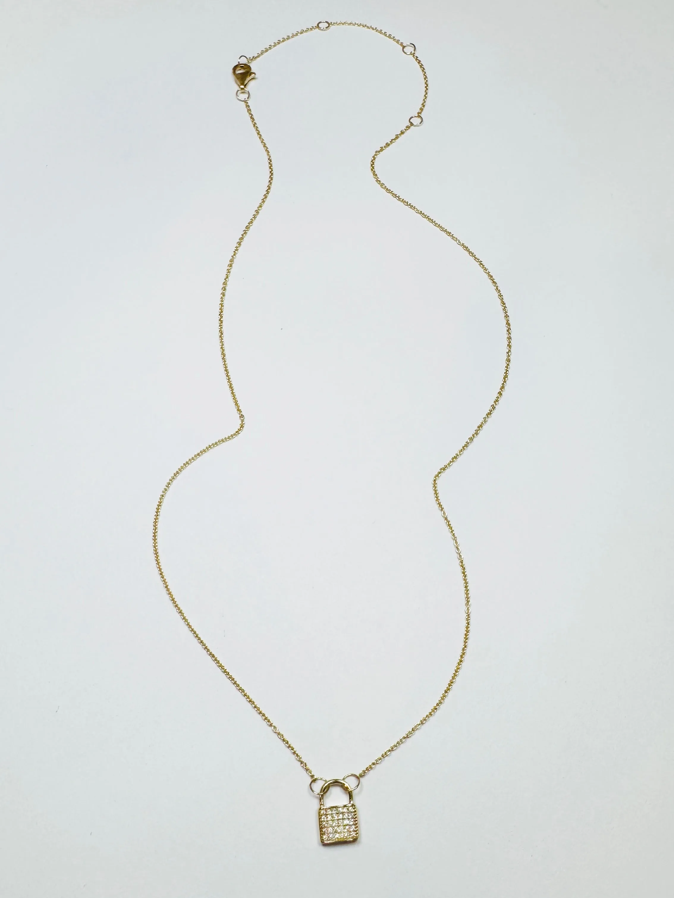 lock necklace sold by Theodosia product image thumbnail 2