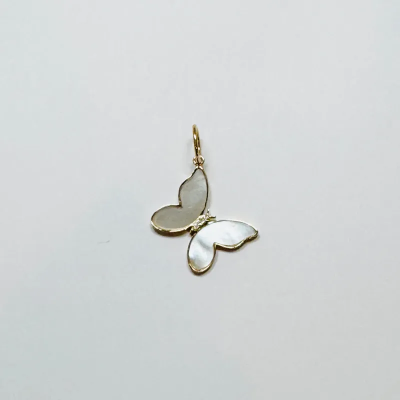 butterfly pendant, mother of pearl made by Theodosia