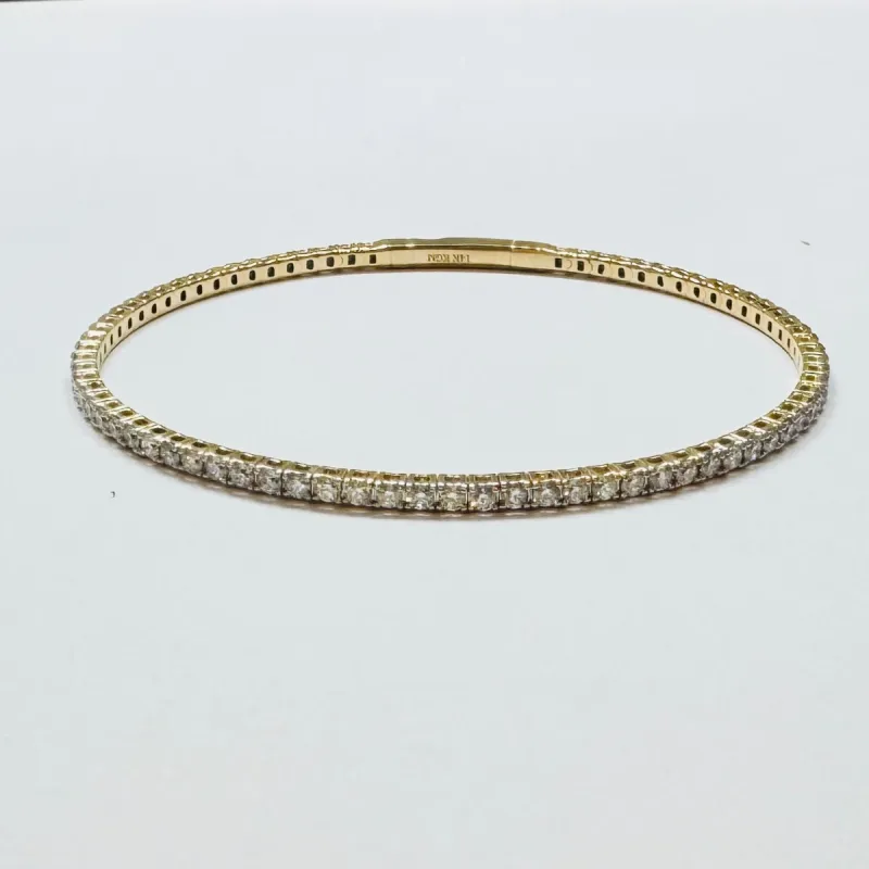 diamond flex tennis bracelet, 2 ct sold by Theodosia