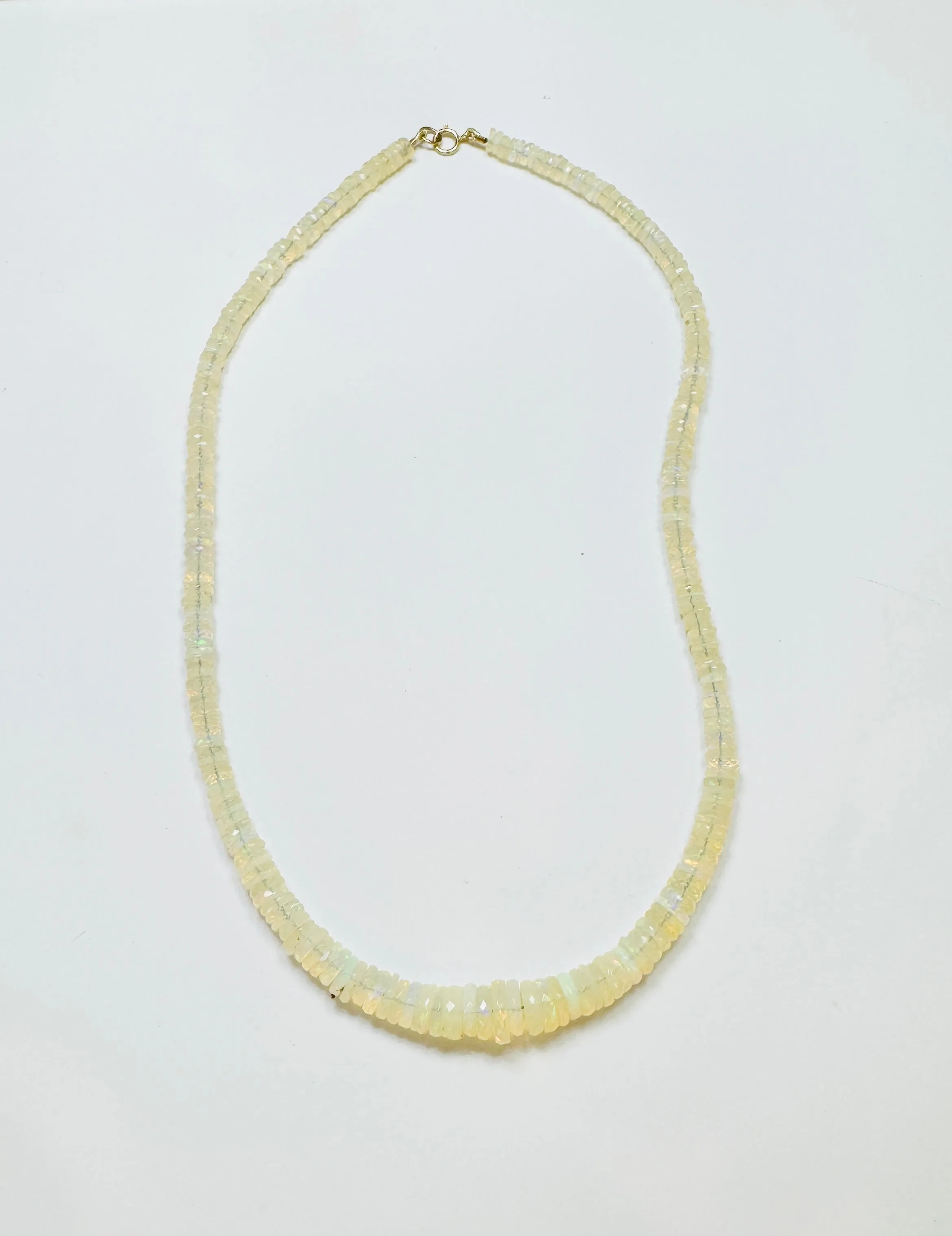 faceted opal necklace sold by Theodosia product image thumbnail 2