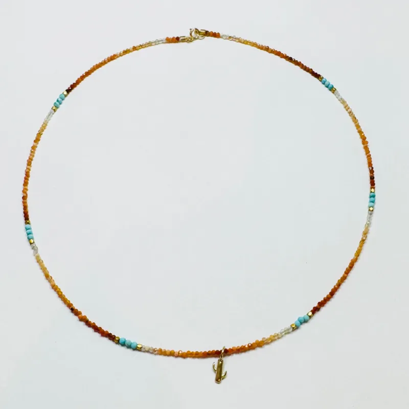 delicate with cactus charm sold by Theodosia