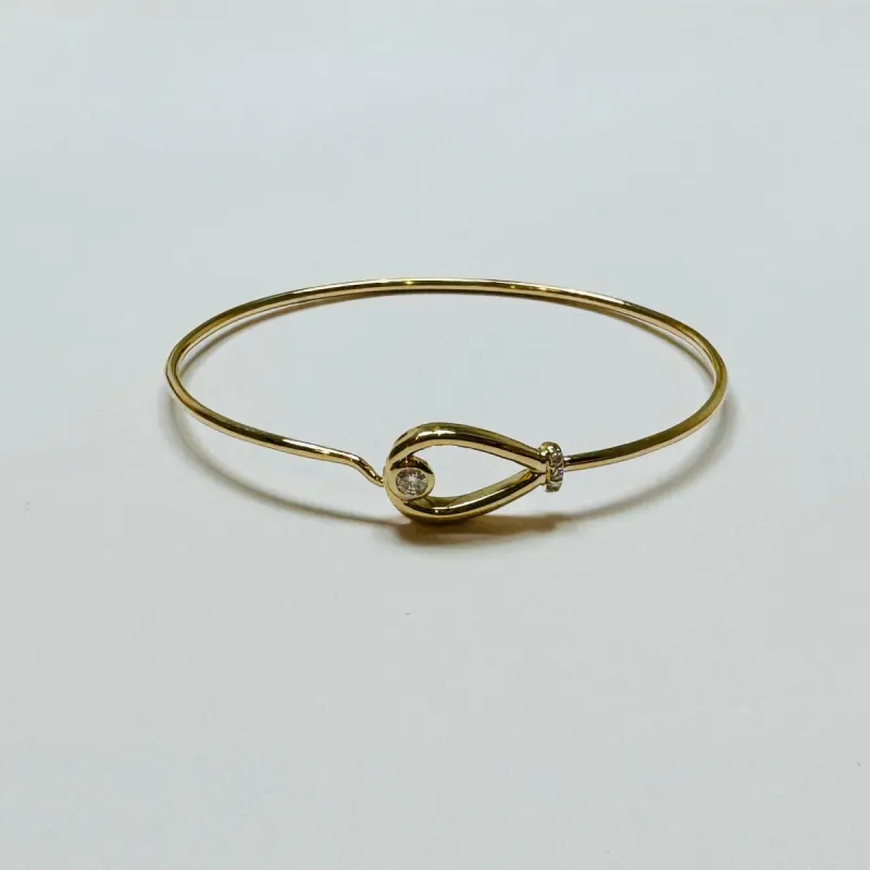 hammock knot bangle made by Theodosia
