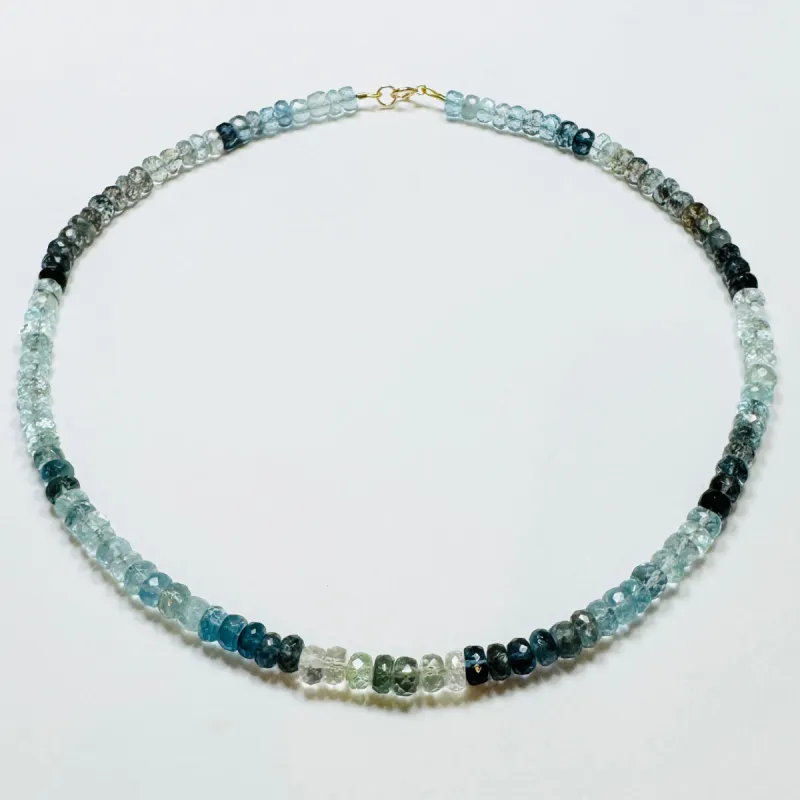 aquamarine nugget necklace sold by Theodosia