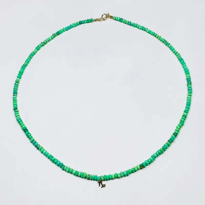 delicate zodiac necklace sold by Theodosia