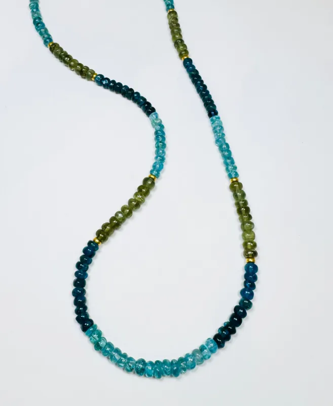 maritime color block necklace sold by Theodosia