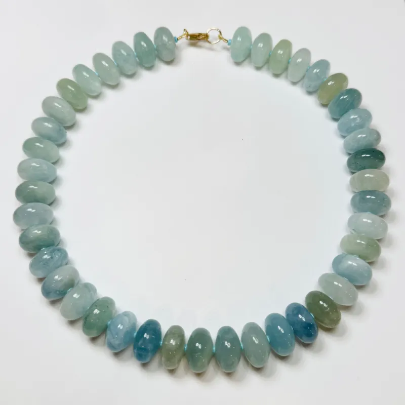 estate aquamarine necklace sold by Theodosia