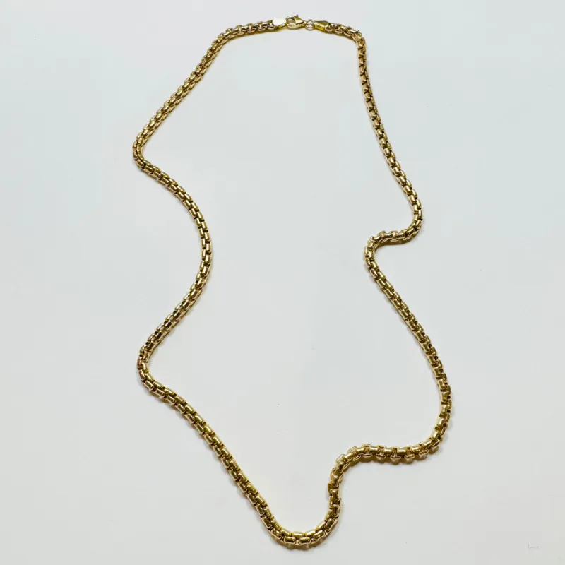 box chain, large 14 kt sold by Theodosia