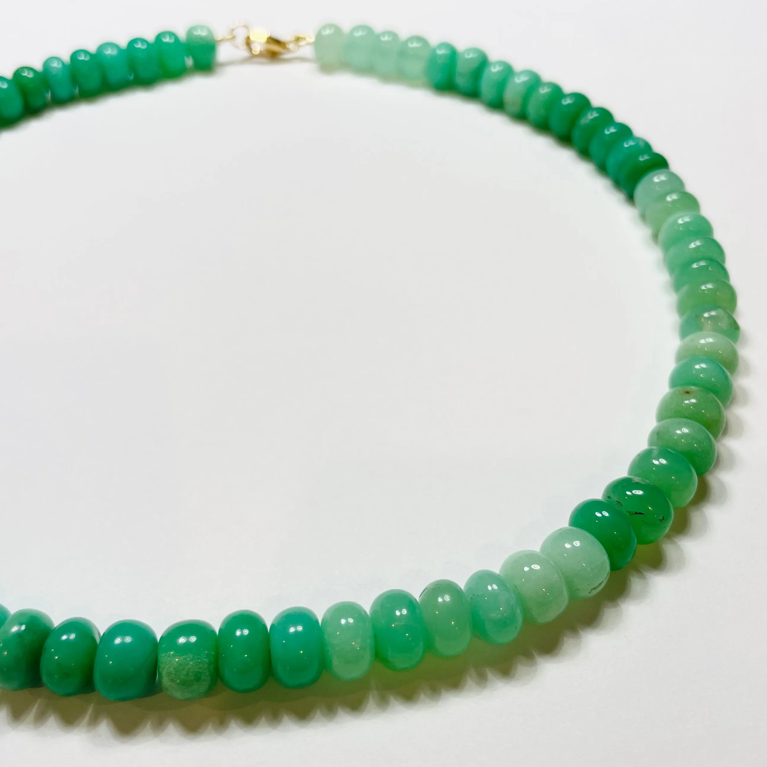 Original chrysoprase candy necklace sold by Theodosia product image thumbnail 2