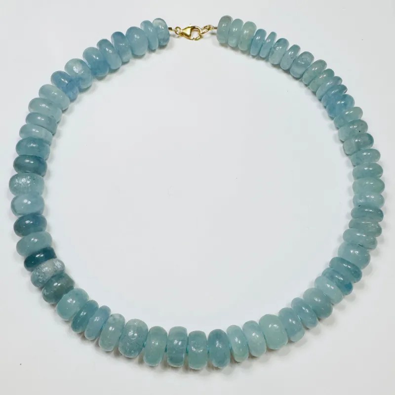 aquamarine statement necklace sold by Theodosia