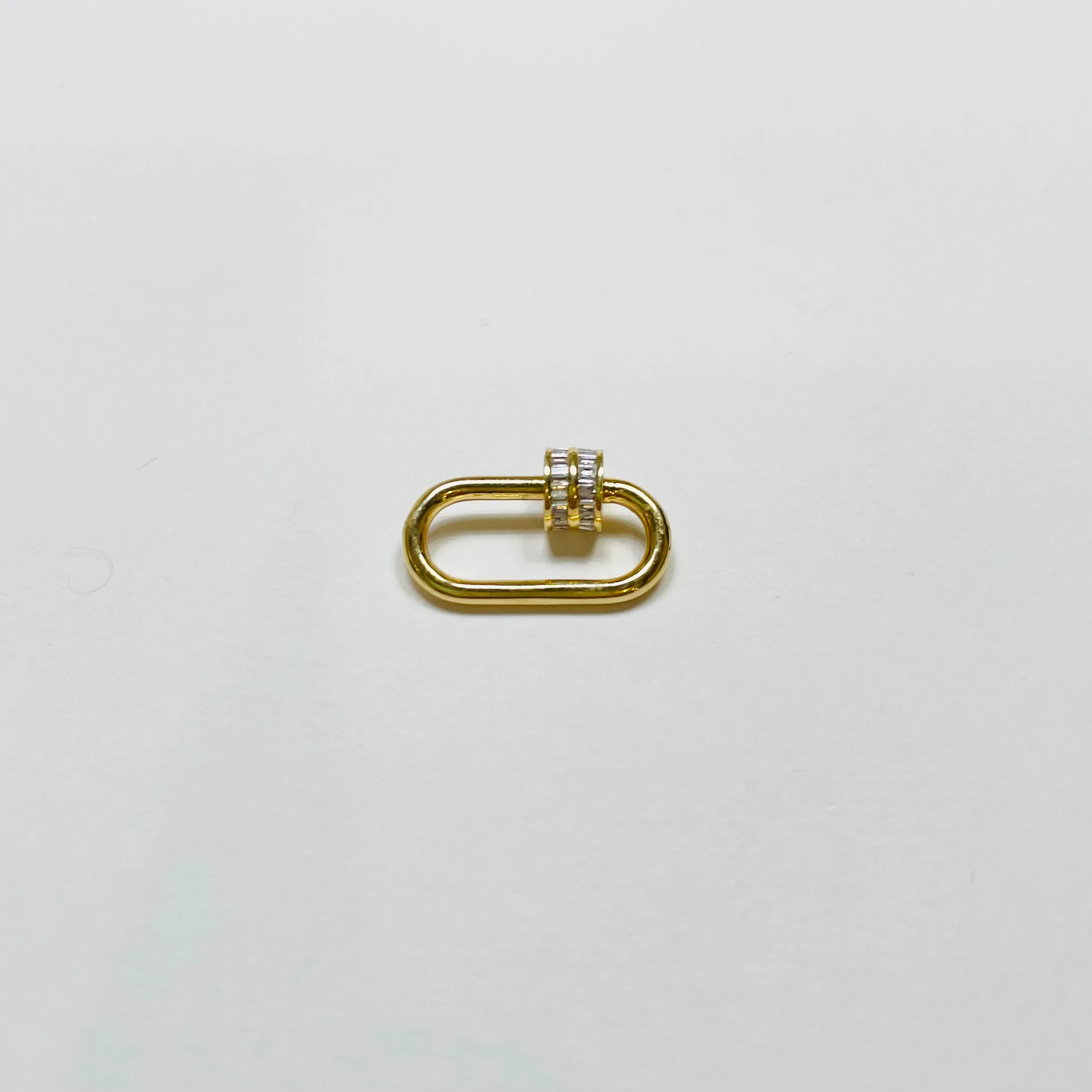 diamond carabiner connector sold by Theodosia