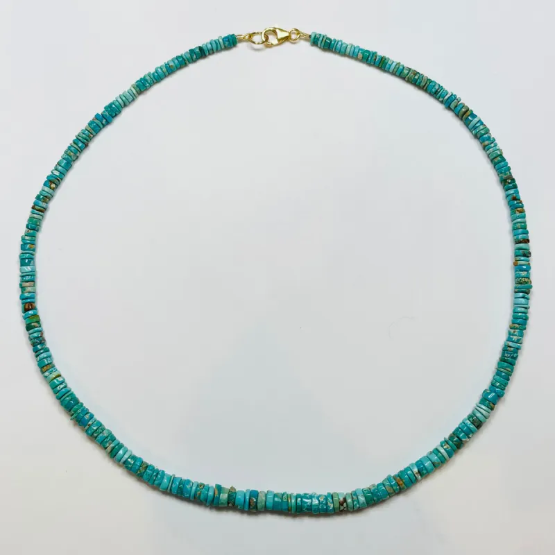 natural turquoise candy necklace sold by Theodosia