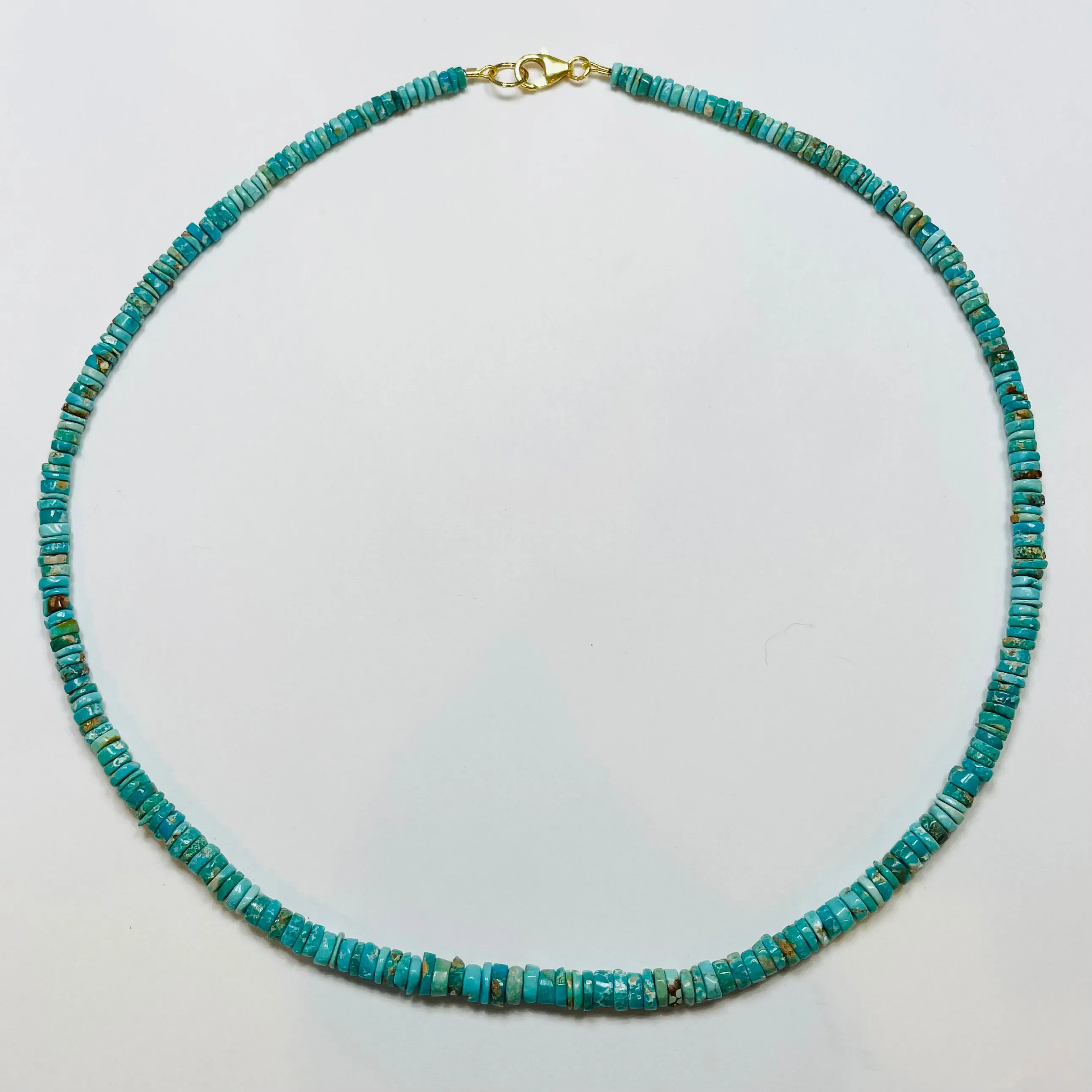 natural turquoise candy necklace sold by Theodosia