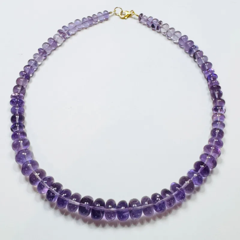 Light amethyst candy necklace sold by Theodosia