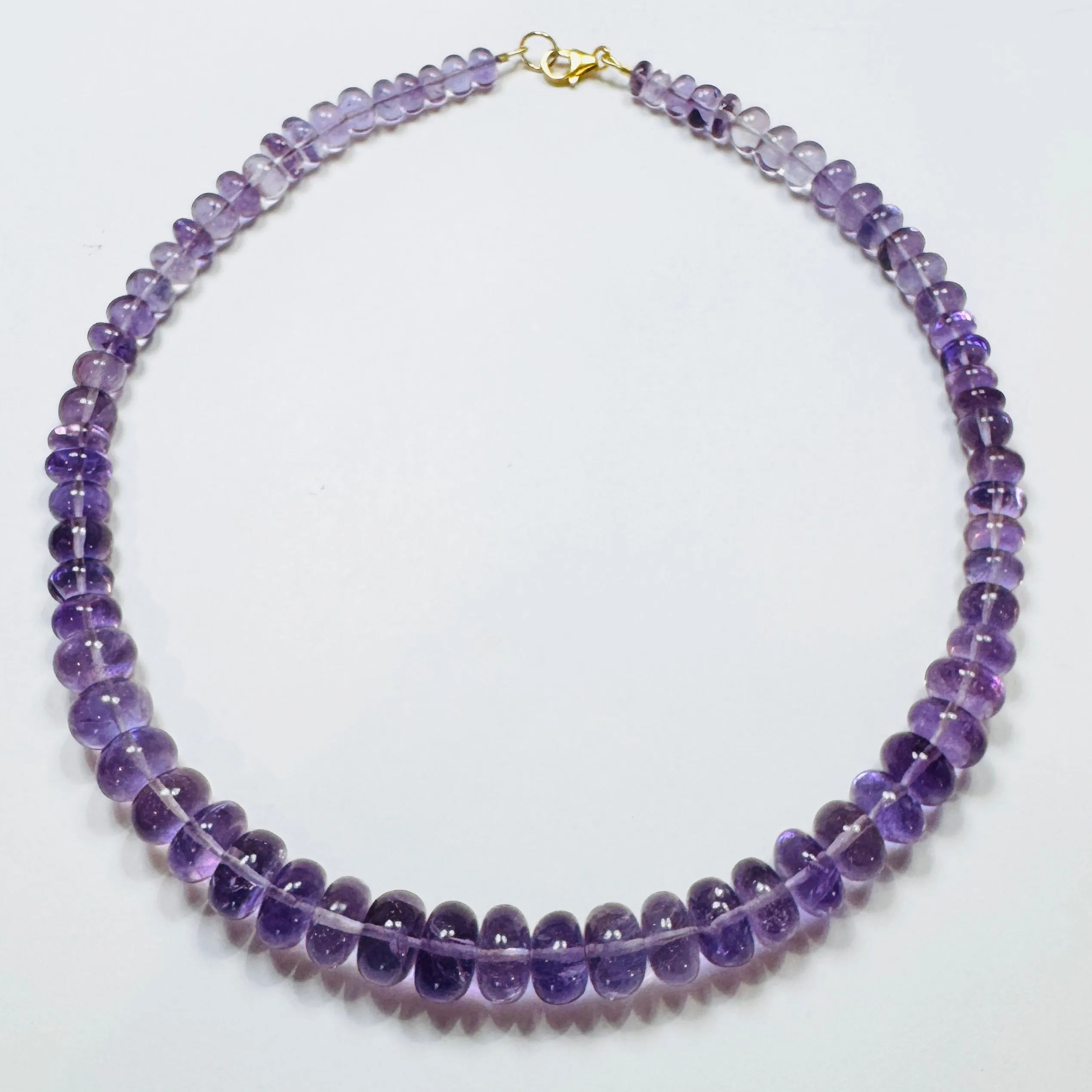 Light amethyst candy necklace sold by Theodosia