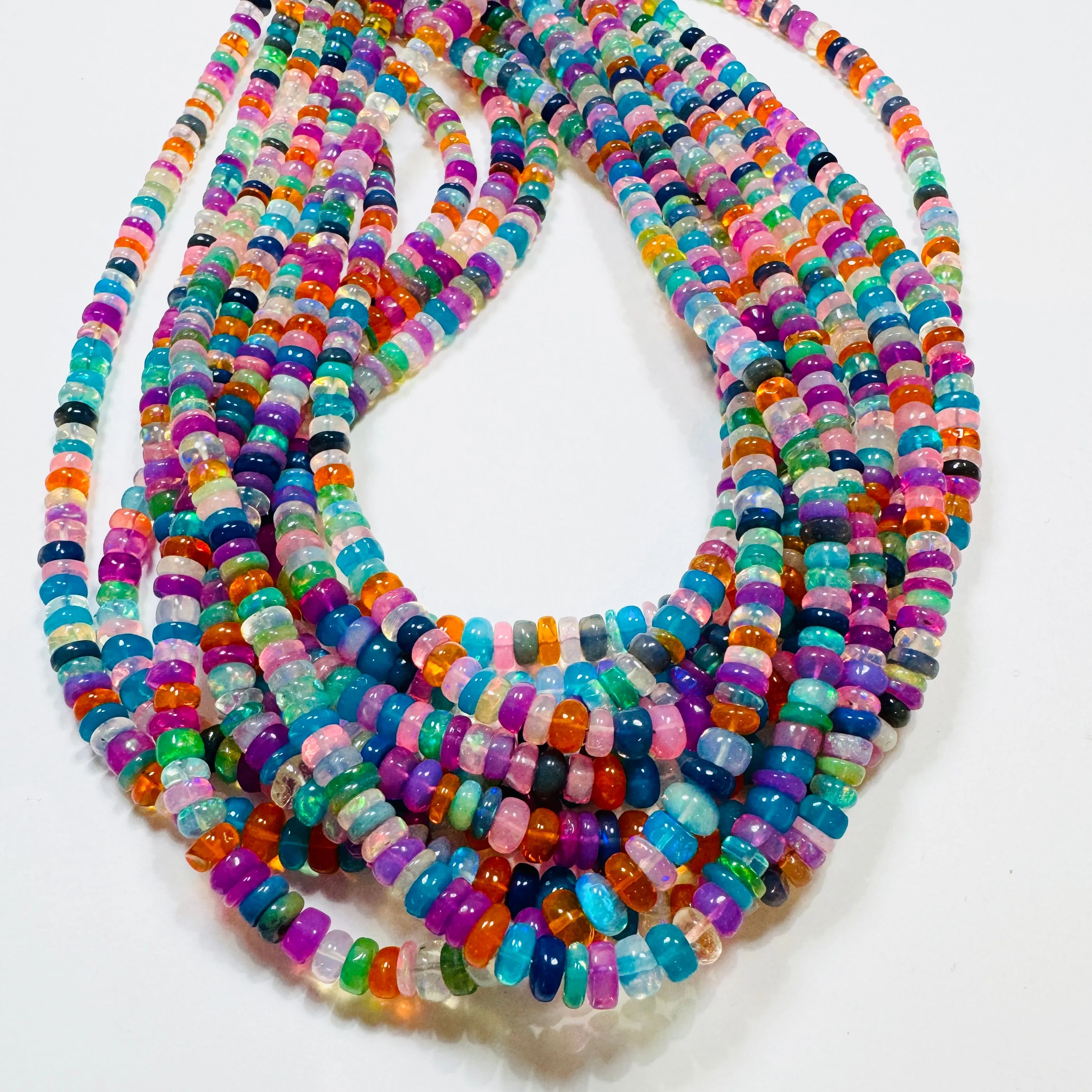 jelly opal candy necklace sold by Theodosia product image thumbnail 2
