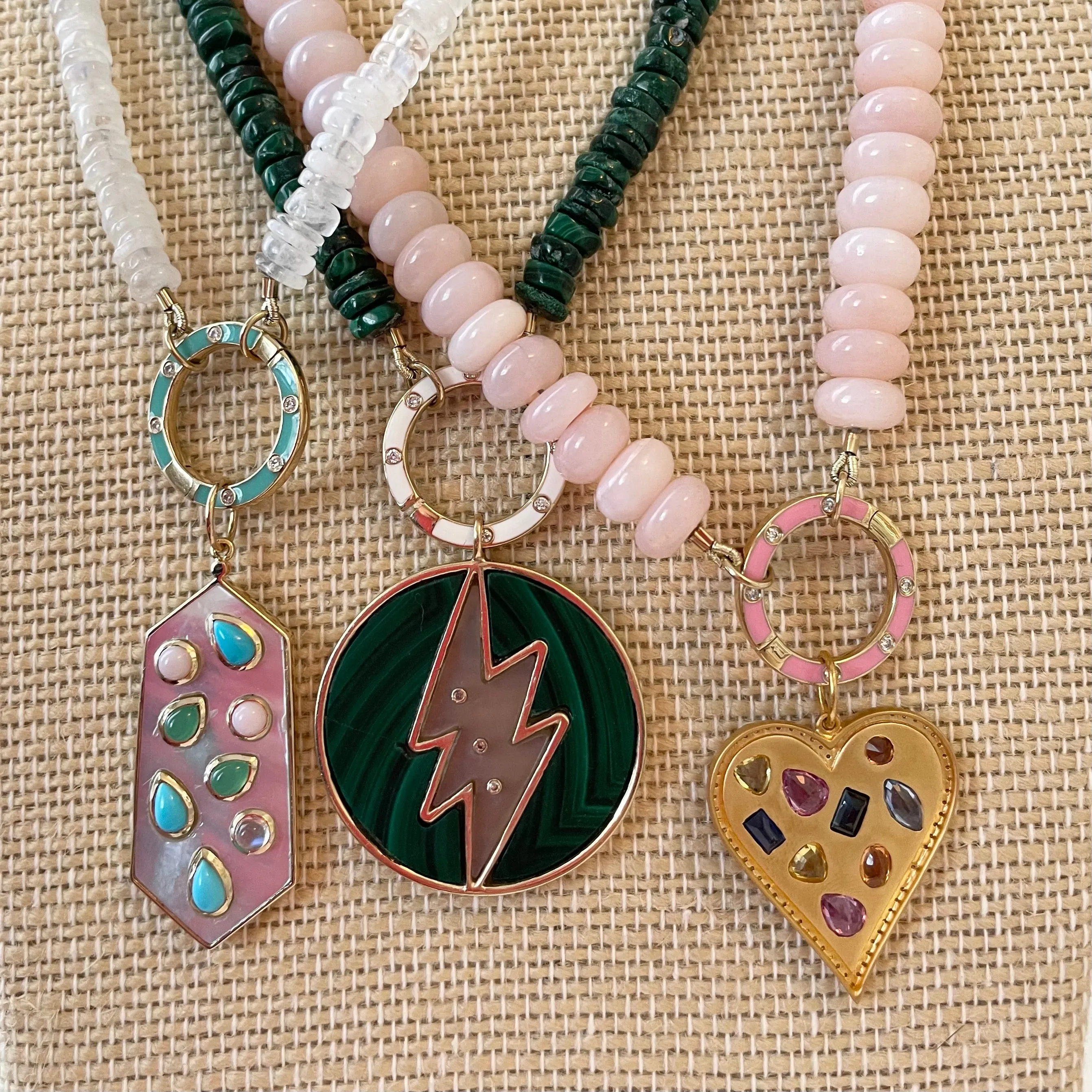 CUSTOMIZABLE moonstone strand sold by Theodosia product image thumbnail 3