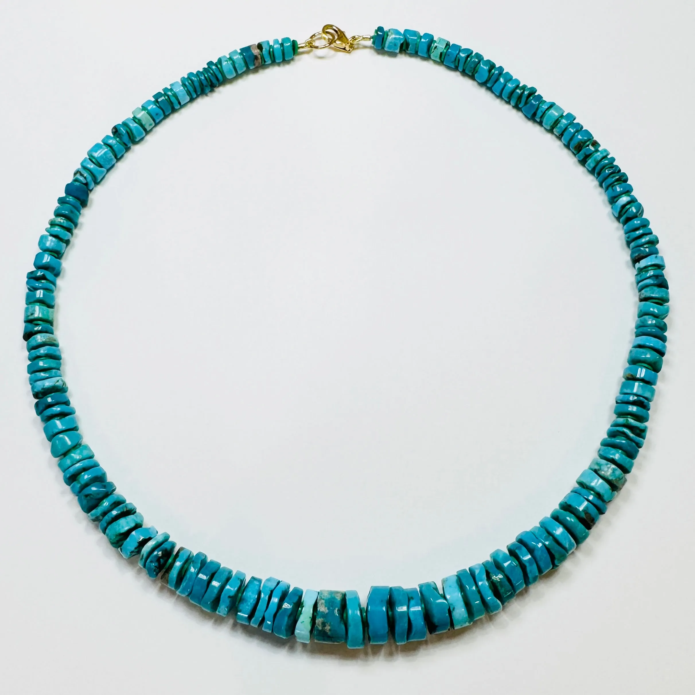 turquoise statement necklace, graduated sold by Theodosia