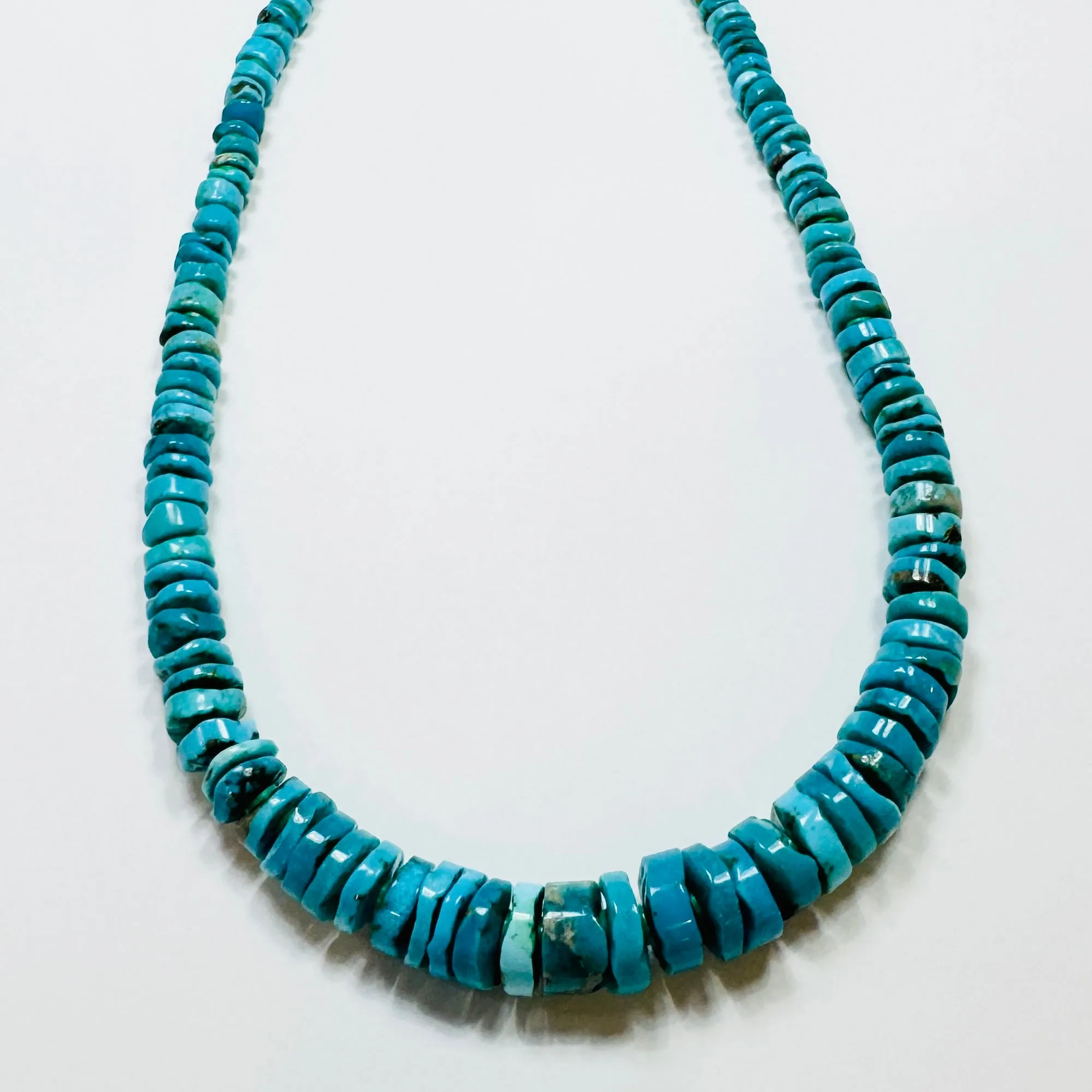 turquoise statement necklace, graduated sold by Theodosia product image thumbnail 2
