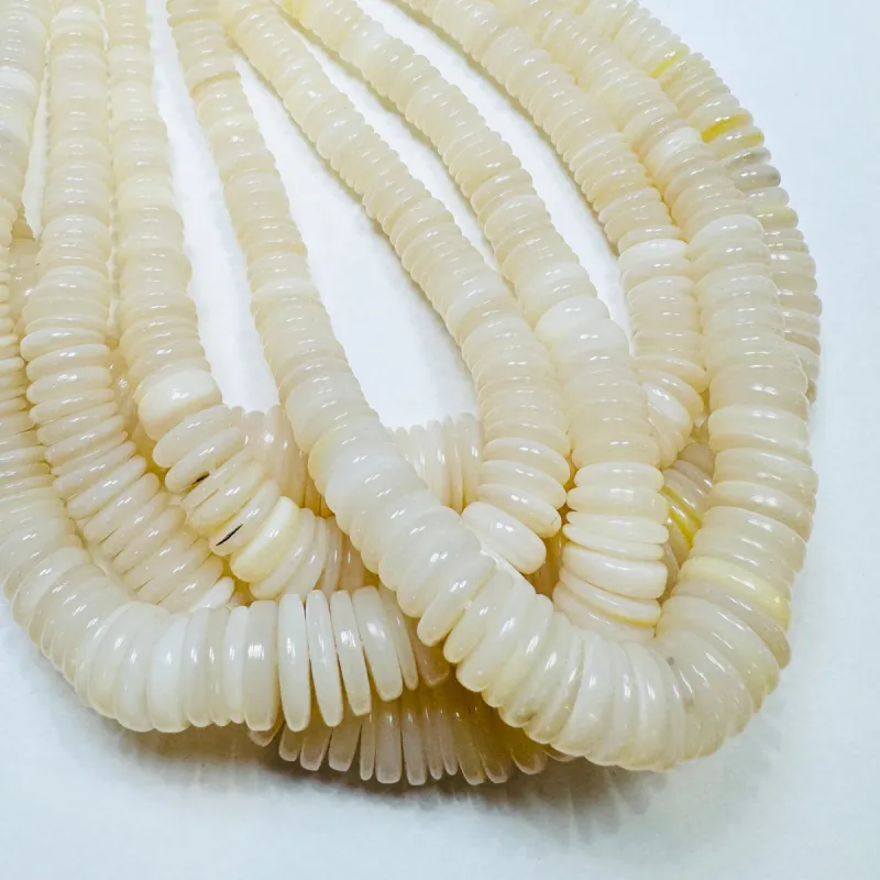 white mother of pearl candy necklace sold by Theodosia
