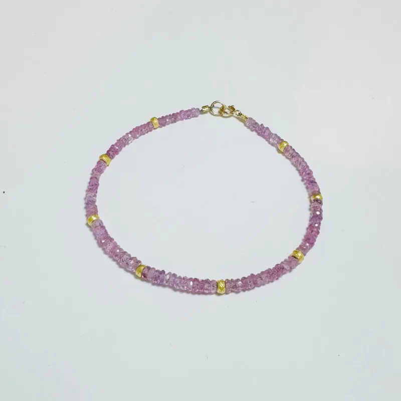pink sapphire bracelet sold by Theodosia