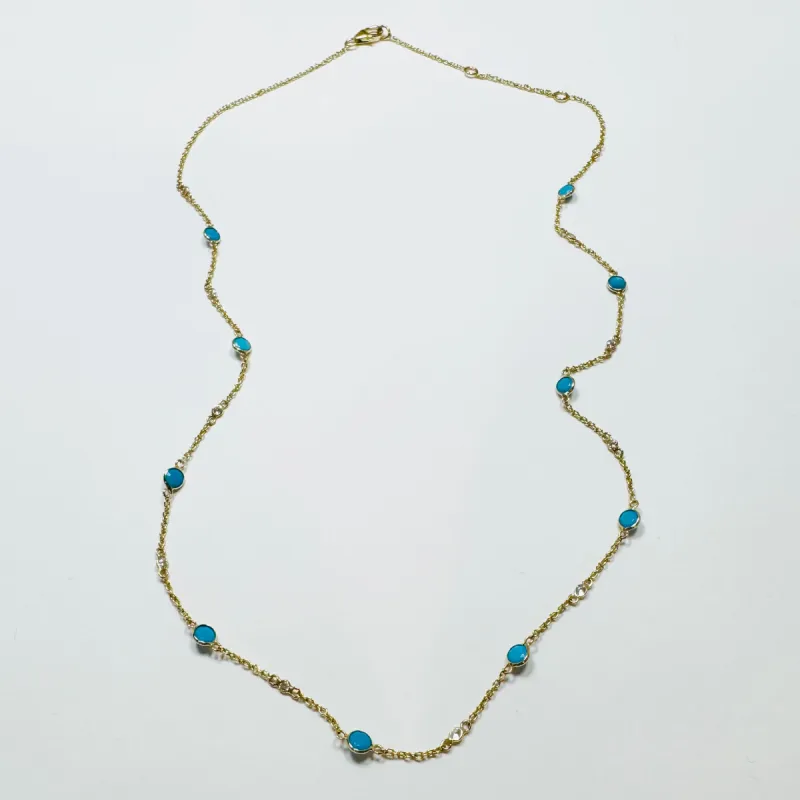 turquoise by the yard necklace sold by Theodosia