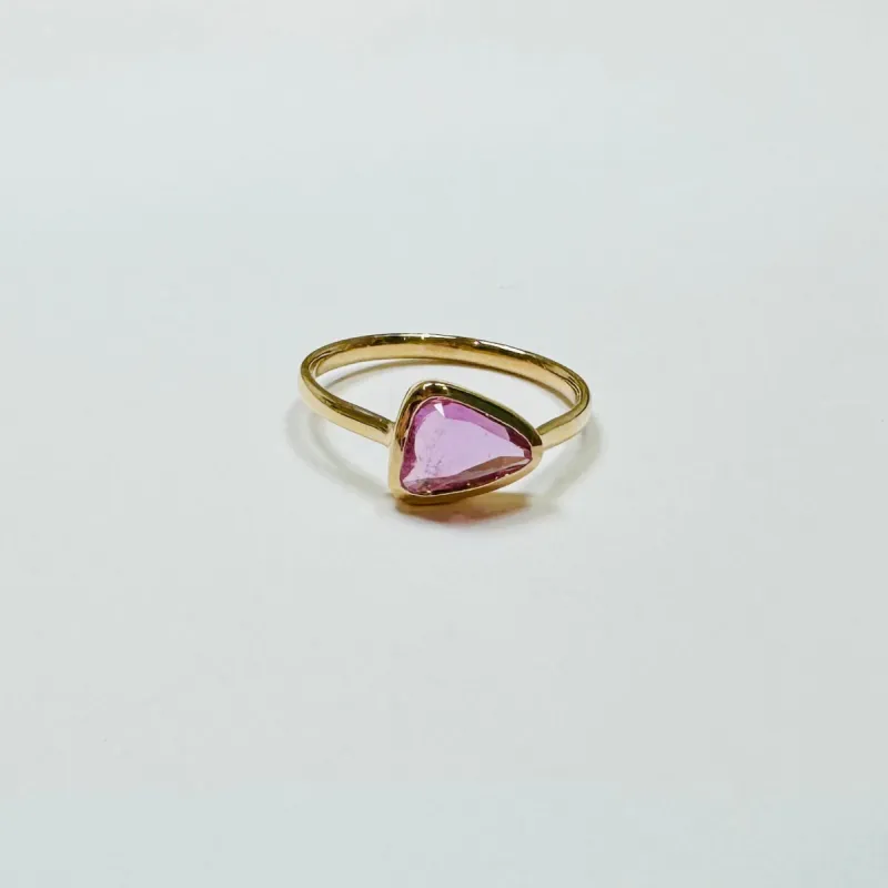 pink sapphire ring sold by Theodosia