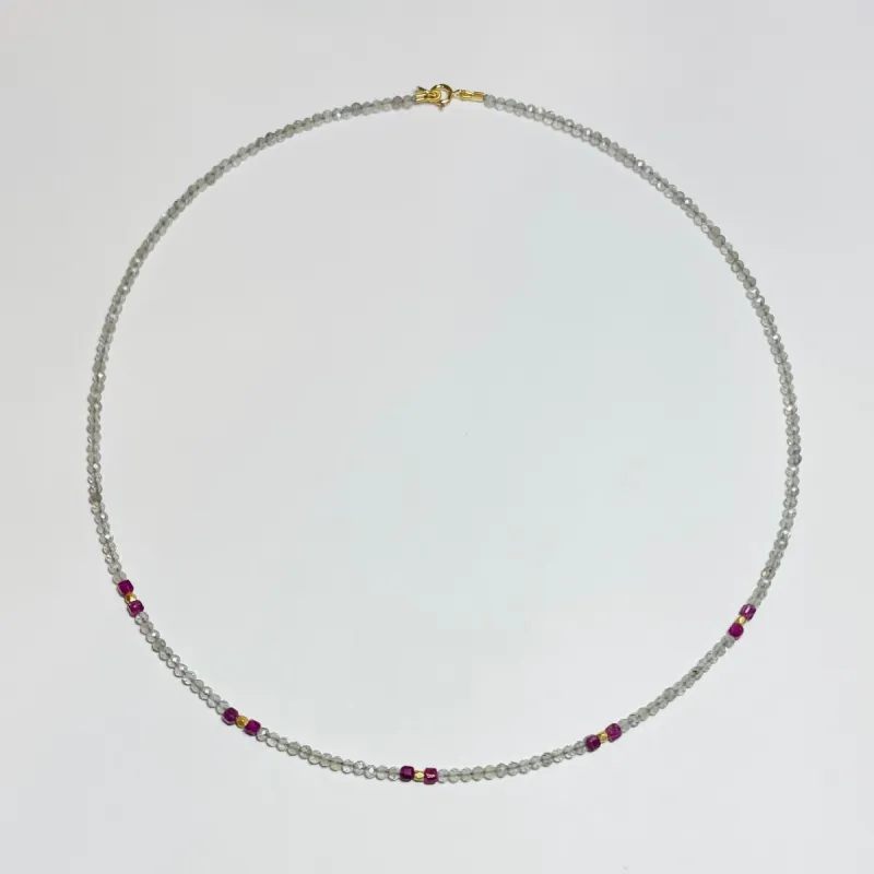 delicate zircon and ruby blocks sold by Theodosia