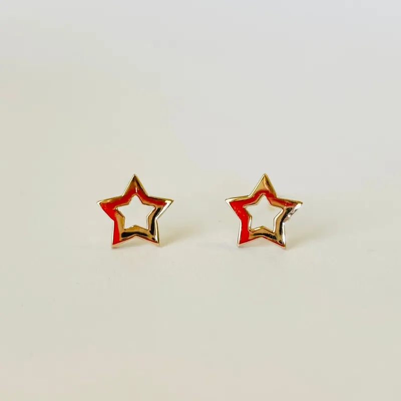 star outline stud sold by Theodosia