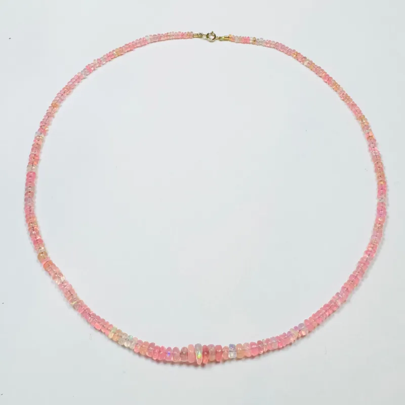 pink lemonade opal candy necklace sold by Theodosia