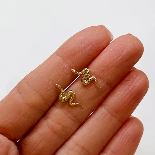 textured snake studs sold by Theodosia product image thumbnail 2