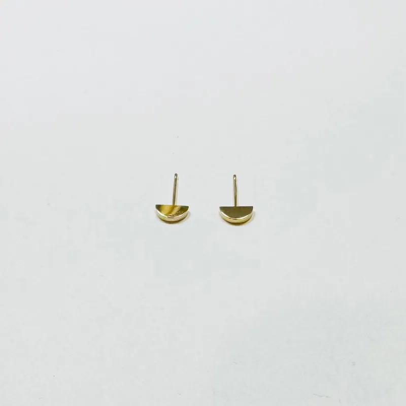 half moon studs sold by Theodosia