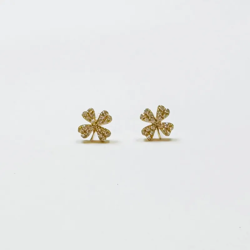 clover studs sold by Theodosia