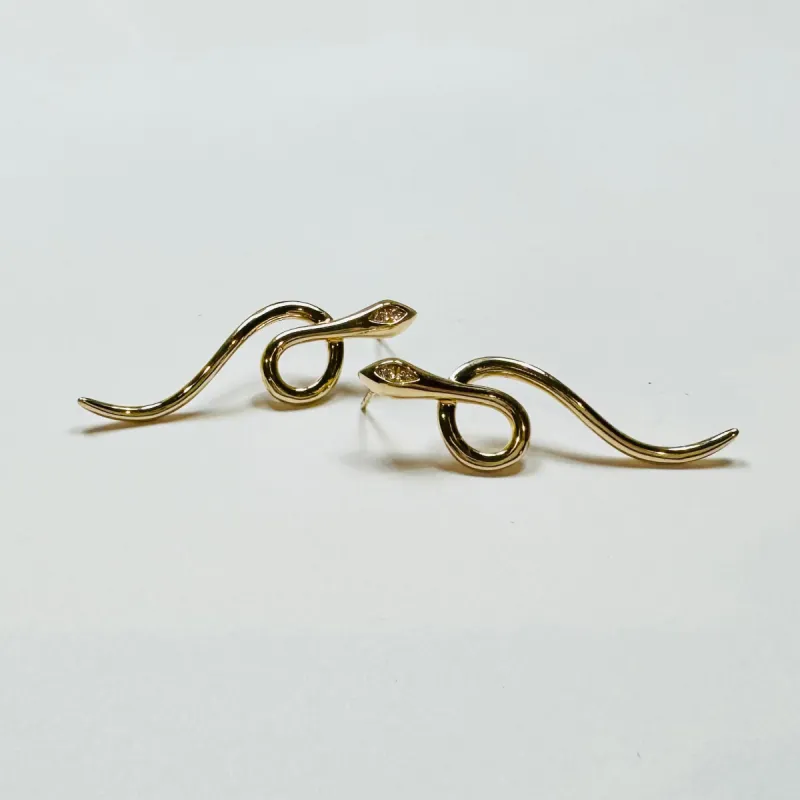 snake studs, large sold by Theodosia