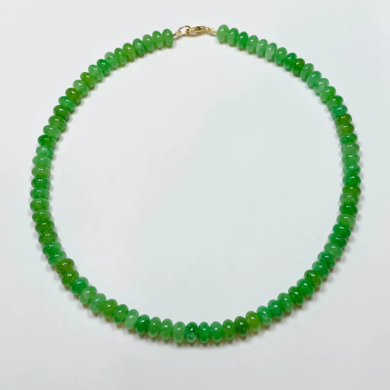 sour apple jade candy necklace sold by Theodosia