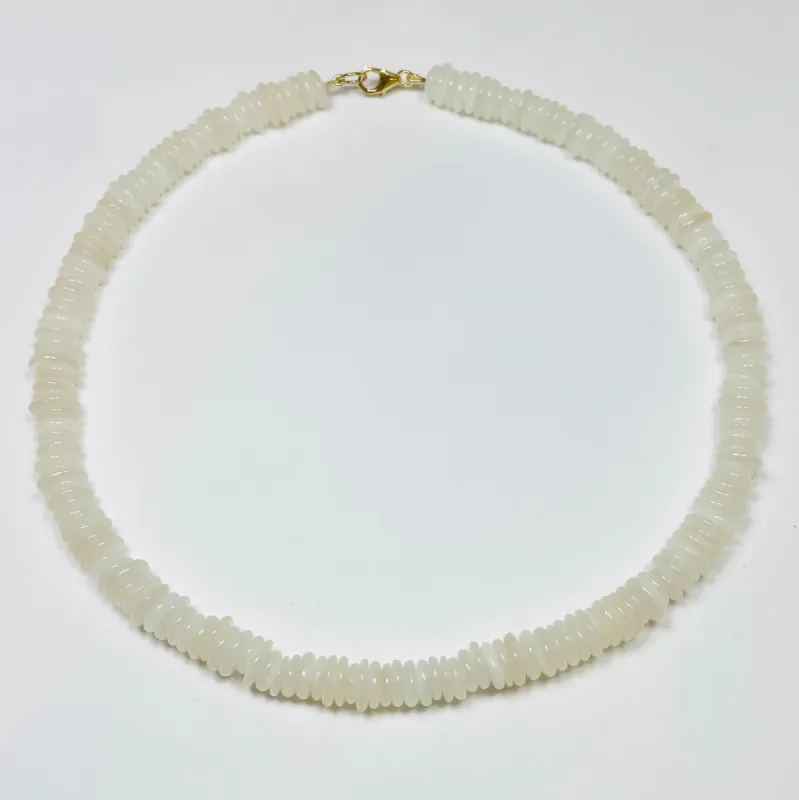 Coconut moonstone candy necklace sold by Theodosia