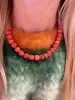 coral candy necklace sold by Theodosia