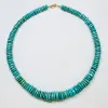 graduated turquoise slice candy necklace sold by Theodosia