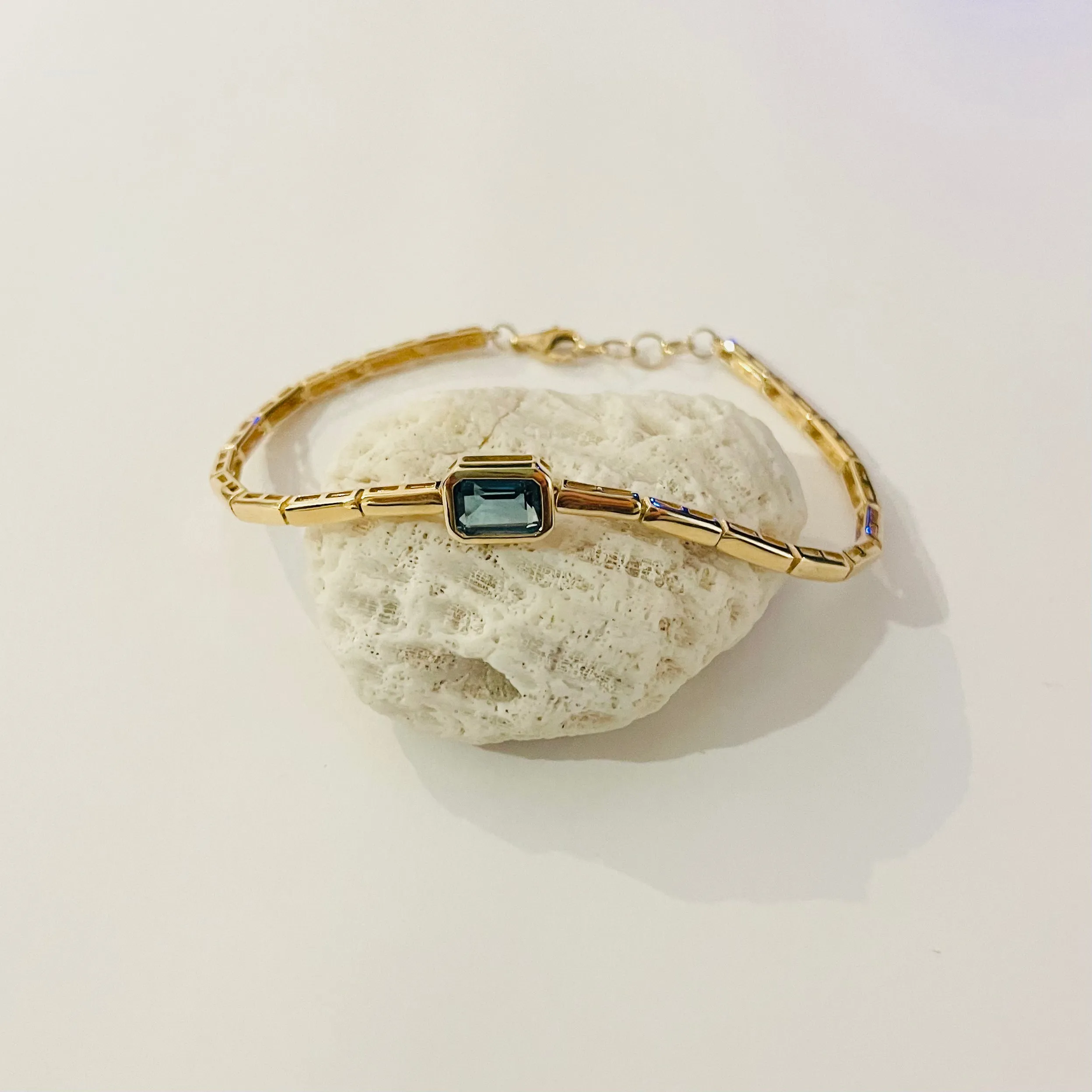 London blue topaz bracelet sold by Theodosia