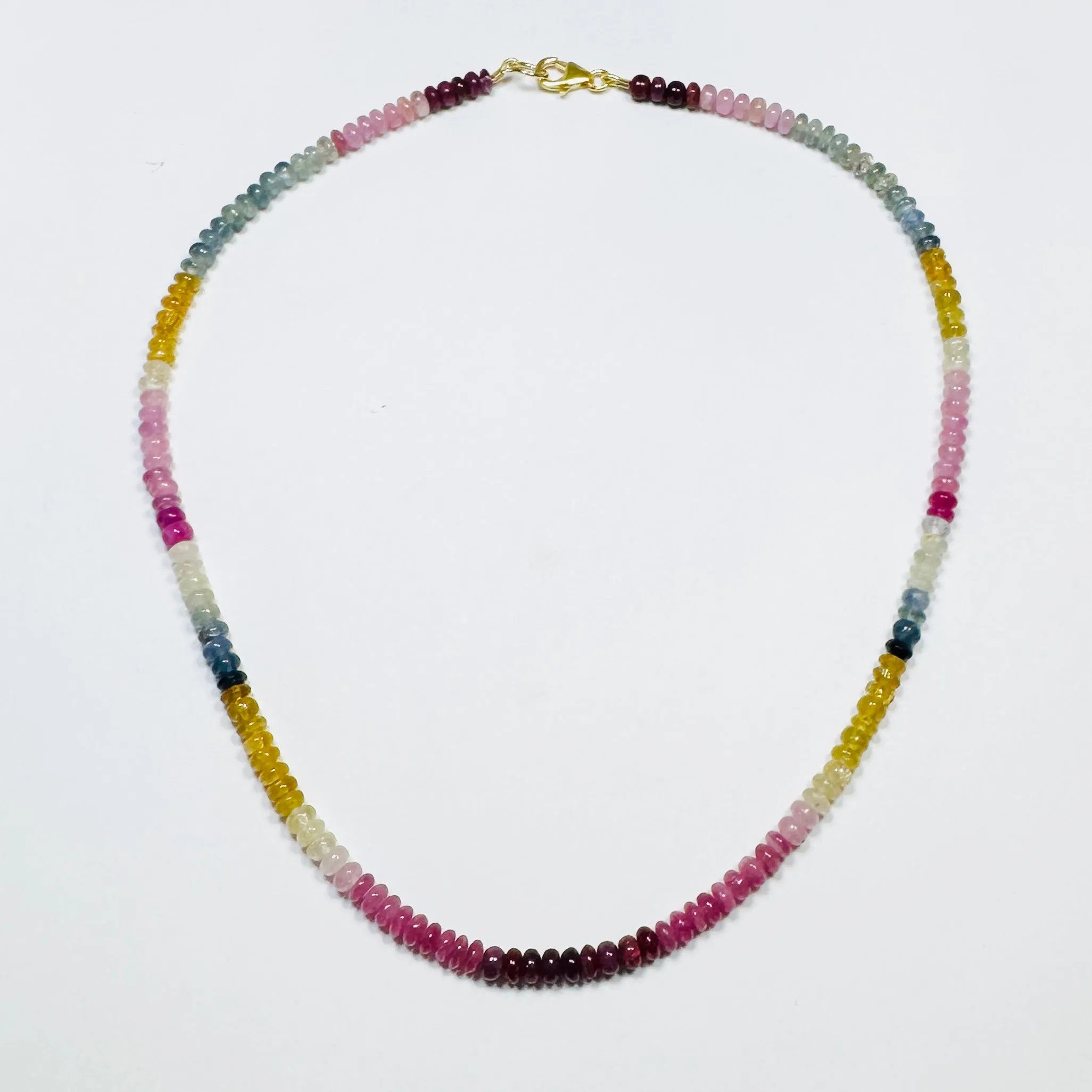 sunset sapphire necklace sold by Theodosia product image thumbnail 2