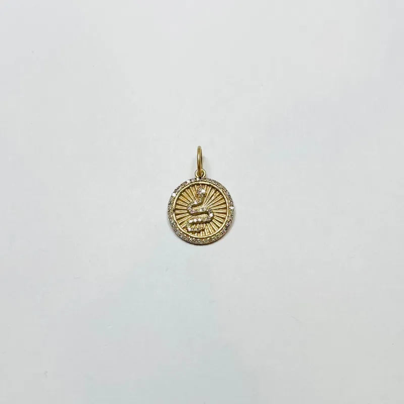 snake coin pendant sold by Theodosia